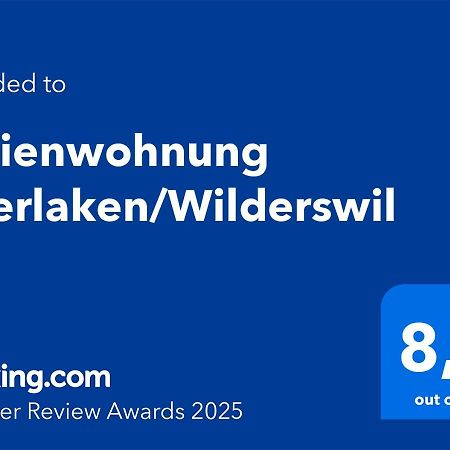 Ferienwohnung Interlaken/Wilderswil Exteriör bild